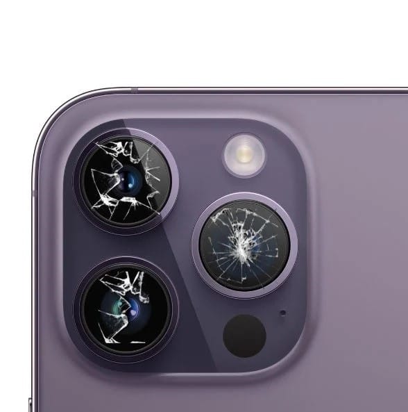 مشکل شیشه دوربین گوشی های آیفون