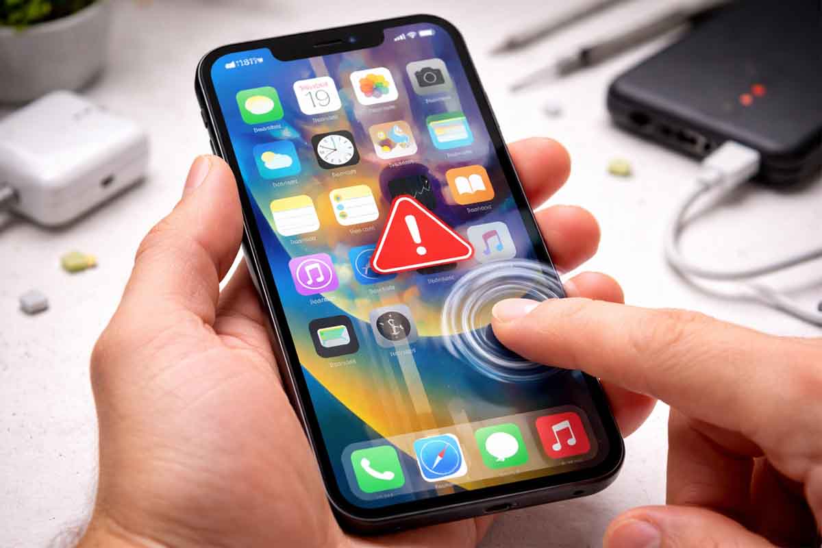 علت های مشکل تاچ در گوشی آیفون