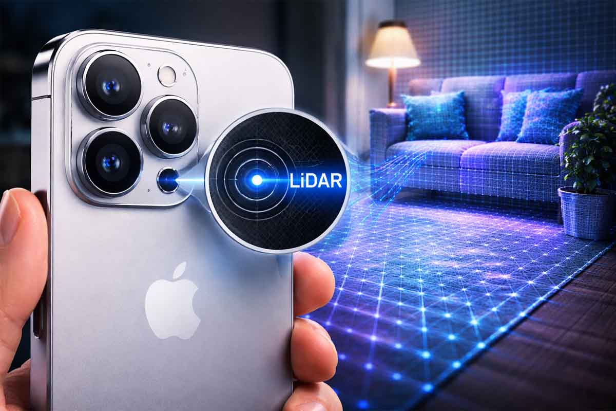 سنسور لیدار در گوشی آیفون چیست