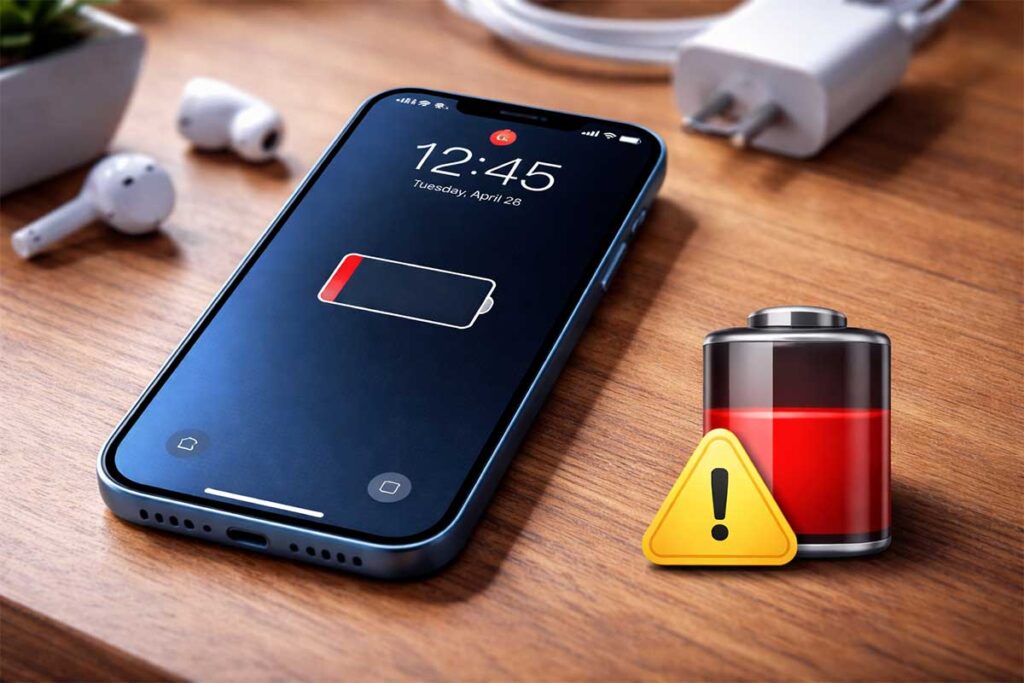 مصرف باتری گوشی آیفون 13 در حالت شب