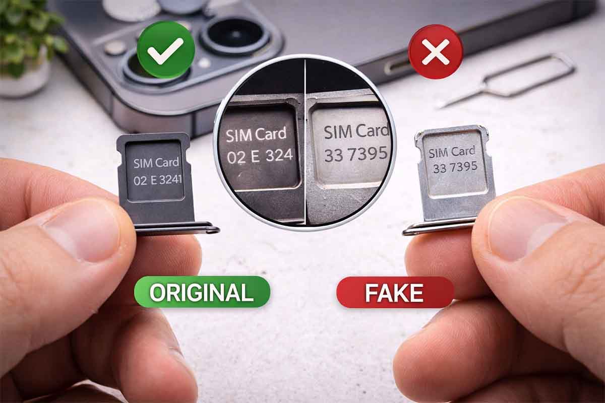 نحوه تشخیص سیم کارت اصلی از تقلبی در گوشی آیفون