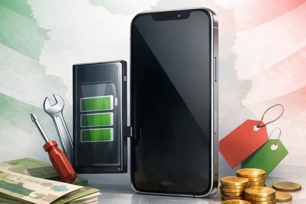 هزینه تعویض باتری آیفون در ایران